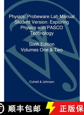 【3-4周达】Pasco Laboratory Manual-Student Version To Accompany Physics, 6Th Edition By Cutnell & Joh... [9780471476757]