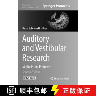 【3-4周达】Auditory and Vestibular Research : Methods and Protocols (Softcover reprint of the origina... [9781493980956]