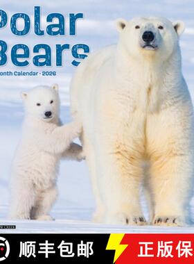 【3-4周达】Polar Bears 12 X 12 Wall Calendar [9781549256059]
