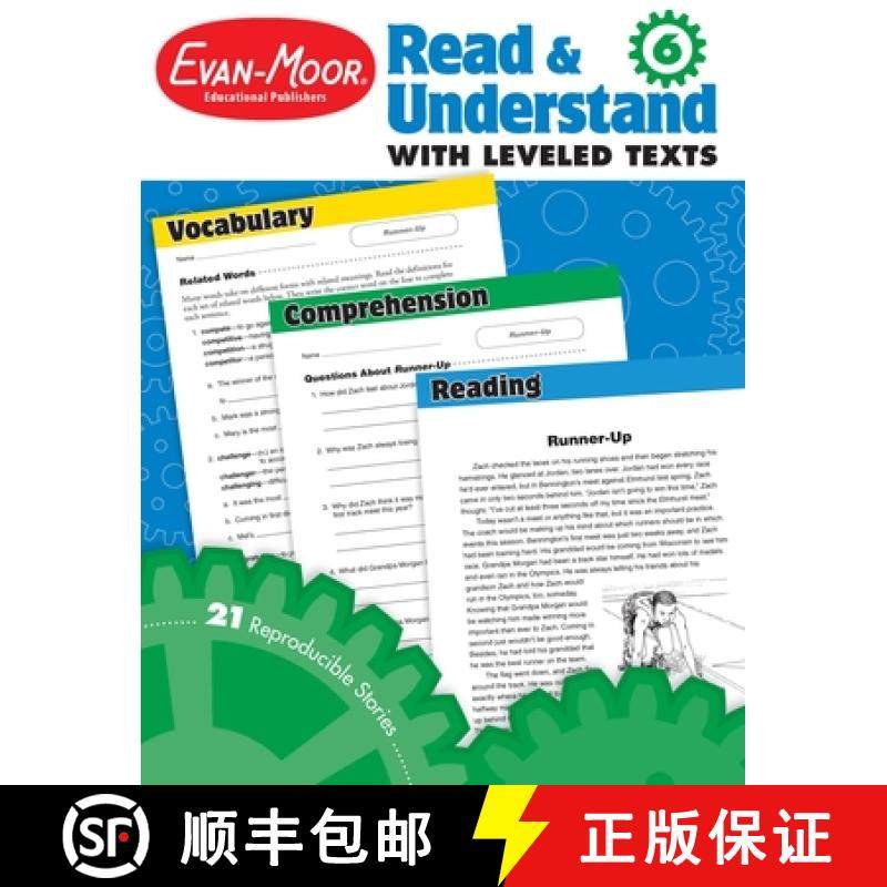 预订 分级阅读理解练习 六年级 Read and Understand with Leveled Texts, Grade 6 [9781608236756]