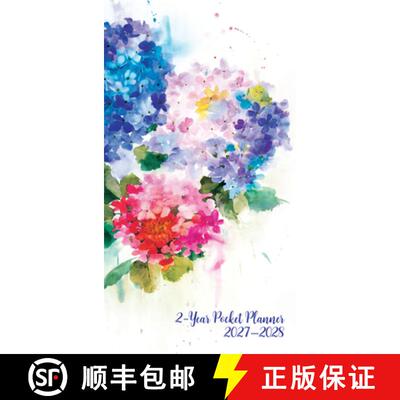 【3-4周达】2027-28 Hydrangeas 2-Year Pocket Planner (24-Month Calendar) [9781441346988]