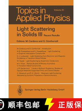 【3-4周达】Light Scattering in Solids III: Recent Results (Softcover reprint of the original 1st ed. ... [9783662311752]