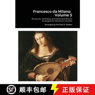 Volume Arranged Milano Francesco for Pieces Ricercars Bari... and Selected 4周达 9781667106854 Fantasias