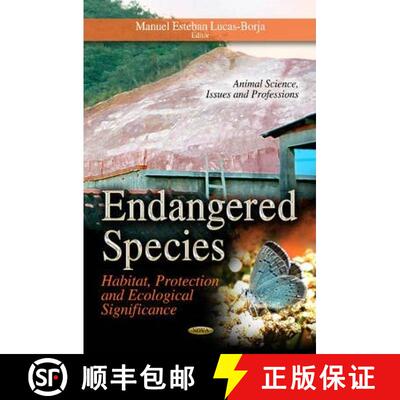【3-4周达】Endangered Species: Habitat, Protection and Ecological Significance [9781622575329]