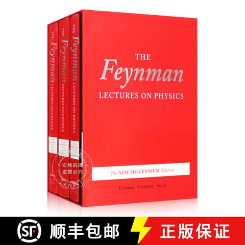 现货 精装 费曼物理学讲义合集3册精装 The Feynman Lectures on Physics Set [9780465023820]