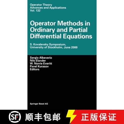 【3-4周达】精装 Operator Methods in Ordinary and Partial Differential Equations : S. Kovalevsky Sympo... [9783764367909]