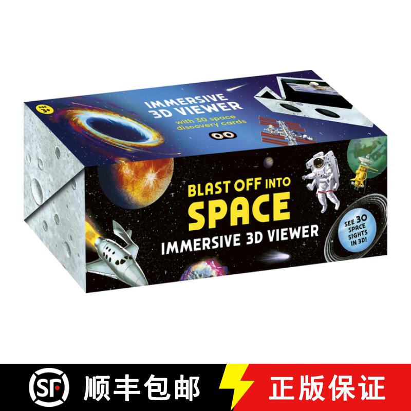 【3-4周达】Blast Off Into Space: Immersive 3D Viewer [9781836005643]