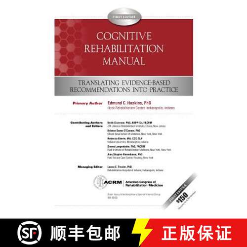【3-4周达】Cognitive Rehabilitation Manual: Translating Evidence-Based Recommendations into Practice [9780615538877]