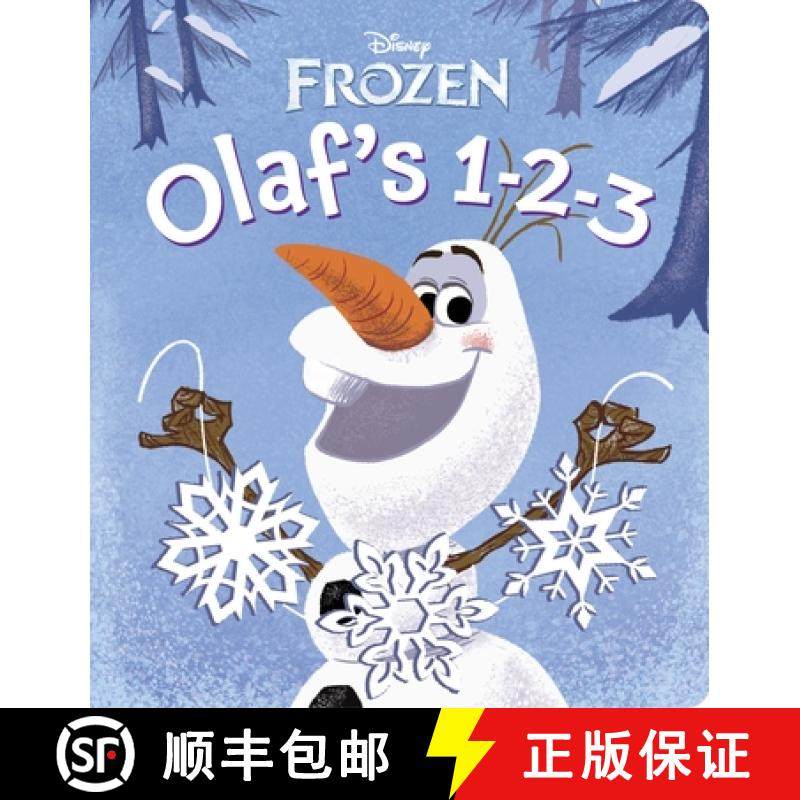 【3-4周达】Frozen: Olaf's 1-2-3 [9780736430647]