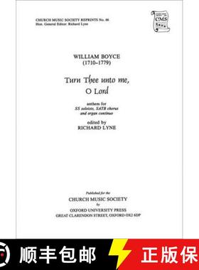 【3-4周达】Turn Thee unto me, O Lord: Vocal score [9780193953307]