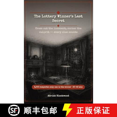 【3-4周达】The Lottery Winner's Last Secret: Find the one killer hiding among 3,000 suspects, only on... [9783384968364]