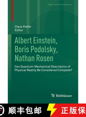 【3-4周达】Albert Einstein, Boris Podolsky, Nathan Rosen: Can Quantum-Mechanical Description of Physi... [9783030470364]