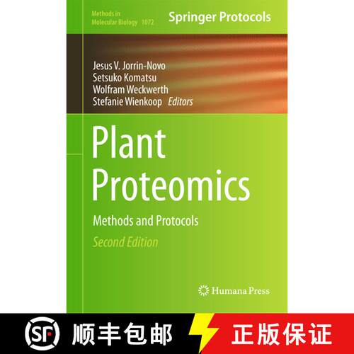 【3-4周达】精装 Plant Proteomics : Methods and Protocols (2nd ed. 2014) [9781627036306]