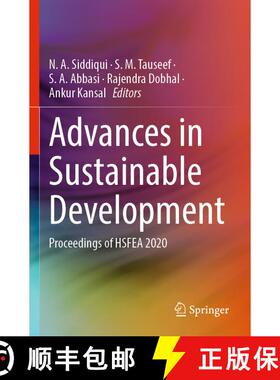【3-4周达】Advances in Sustainable Development : Proceedings of HSFEA 2020 [9789811644023]