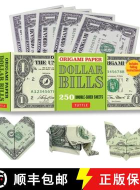 【3-4周达】Origami Paper: Dollar Bills: High-Quality Origami Paper; 250 Double-Sided Sheets (Instruct... [9780804855112]