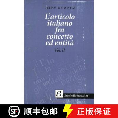 【3-4周达】L'Articolo Italiano Fra Concetto Ed Entita [9788772893983]