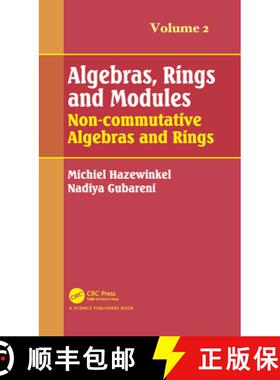 【3-4周达】Algebras, Rings and Modules, Volume 2: Non-Commutative Algebras and Rings [9781138035829]