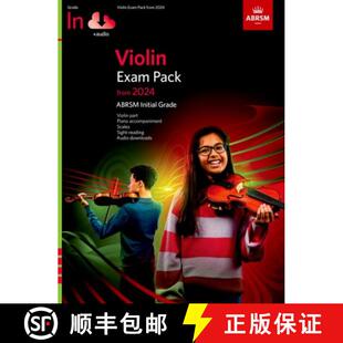 Accompaniment 3周达 Pack Exam 2024 Piano Part Violin Grade Initial 9781786015648 Audio from