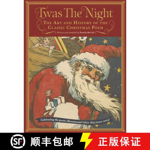【3-4周达】精装 Twas the Night: The Art and History of the Classic Christmas Poem [9781927979303]