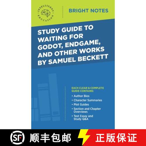 【3-4周达】Study Guide to Waiting for Godot, Endgame, and Other Works by Samuel Beckett [9781645423843]