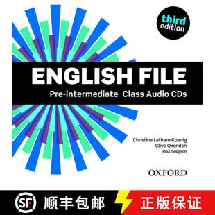 现货 English File, 3rd Edition Pre-Intermediate: Class Audio CDs (4) [9780194598590]