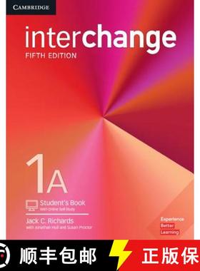 【3-4周达】Interchange Level 1A Student's Book with Online Self-Study: - Interchange Level 1A Student... [9781316620359]
