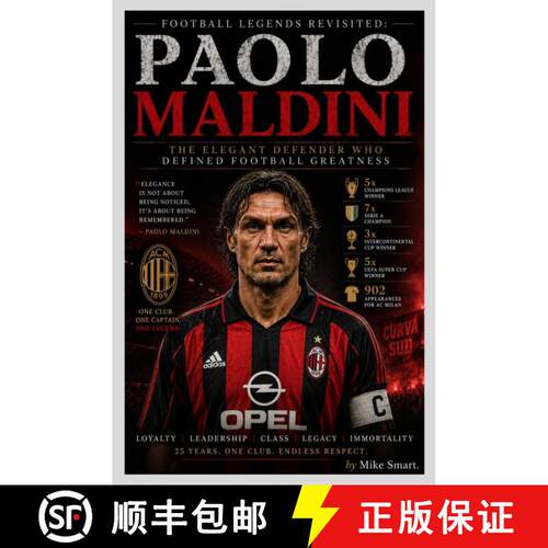 【3-4周达】Football Legends Revisited: Paolo Maldini: The Elegant Defender Who Defined Football Great... [9798181038462]