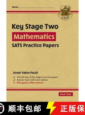【3-4周达】KS2 Maths Year 6 SATS Practice Papers: Pack 4 - for the 2026 tests (with free Online Extras) [9781789081213]