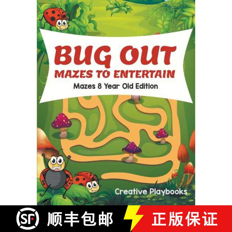 【3-4周达】Bug Out Mazes To Entertain Mazes 8 Year Old Edition [9781683230441]