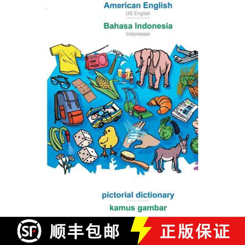 【3-4周达】BABADADA, American English - Bahasa Indonesia, pictorial dictionary - kamus gambar: US Eng... [9783960367536]