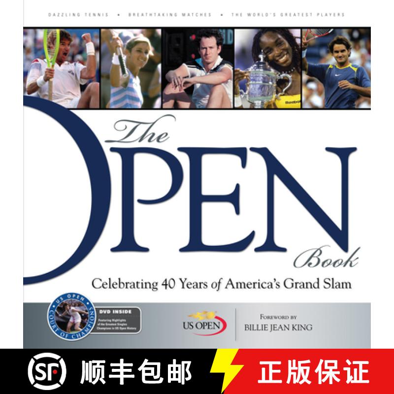 预订 The Open Book: Celebrating 40 Years of America's Grand Slam [With DVD] [9781600781575]