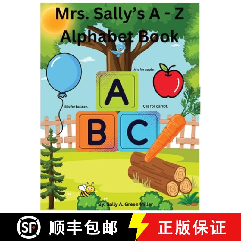 【3-4周达】Mrs. Sally's A-Z Alphabet Book [9798349214837]