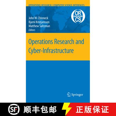 【3-4周达】精装 Operations Research and Cyber-Infrastructure [9780387888422]