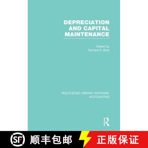 【3-4周达】精装 Depreciation and Capital Maintenance (Rle Accounting) [9780415707831]