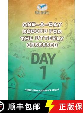 【3-4周达】One-a-Day Sudoku for the Utterly Obsessed | Large-Print Puzzles for Adults [9781541941687]