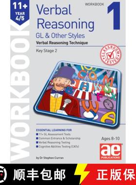 【3-4周达】11+ Verbal Reasoning Year 4/5 GL & Other Styles Workbook 1: Verbal Reasoning Technique [9781910107980]