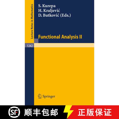 【3-4周达】Functional Analysis II [9783540178330]