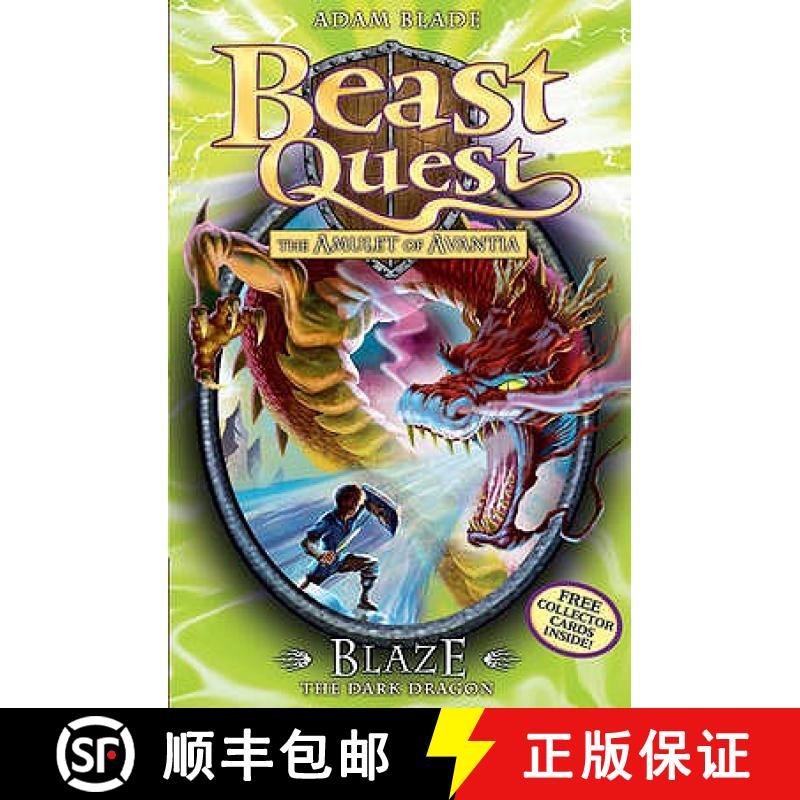 【3-4周达】Beast Quest: Blaze the Ice Dragon: Series 4 Book 5 [9781408303818]
