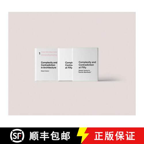 【3-4周达】精装 Complexity and Contradiction at Fifty: Robert Venturi's gentle Manifesto: A Symposium [9781633450622]