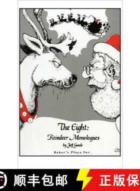 【3-4周达】Eight: Reindeer Monologues: Reindeer Monologues [9780874400502]