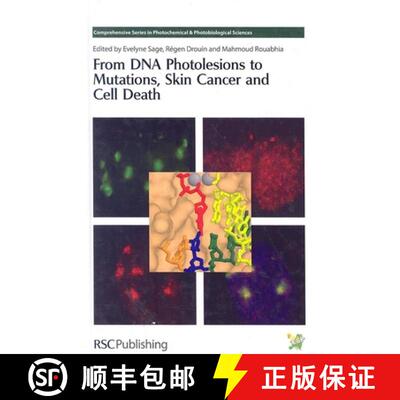 【3-4周达】From DNA Photolesions to Mutations, Skin Cancer and Cell Death [9780854043262]