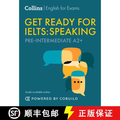 【3-4周达】Get Ready for Ielts Speaking (Incl. Audio): Ielts 4+ (A2+) [9780008765446]