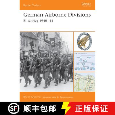 【3-4周达】German Airborne Divisions: Blitzkrieg 1940–41 [9781841765716]