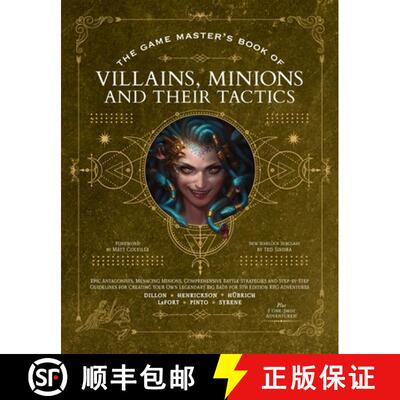 【3-4周达】精装 Game Master’s Book of Villains, Minions and Their Tactics: Epic new antagonists for ... [9781956403411]