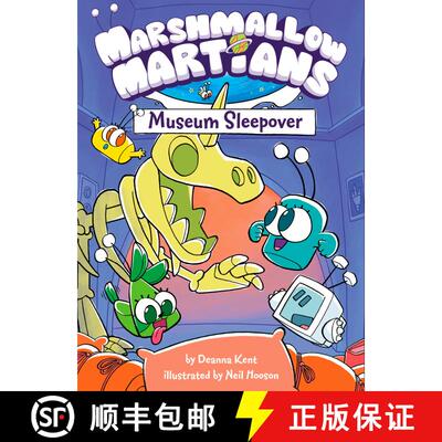 【3-4周达】精装 Marshmallow Martians: Museum Sleepover: (A Graphic Novel) [9780593566138]