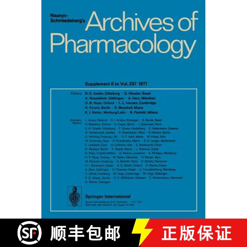 【3-4周达】Deutsche Pharmakologische Gesellschaft: Abstracts of the 18. Spring Meeting [9783662386675]