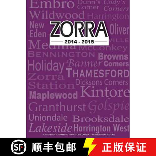 【3-4周达】Zorra 2014-2015 [9780993631832]