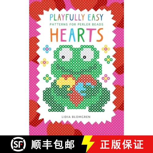 【3-4周达】Playfully Easy Patterns for perler beads - HEARTS [9789199111414]