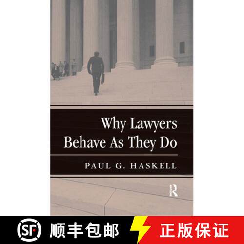 【3-4周达】精装 Why Lawyers Behave As They Do [9780367313982]