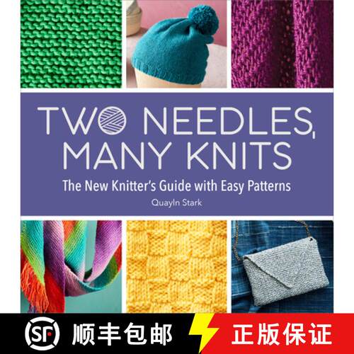 【3-4周达】Two Needles, Many Knits: The New Knitter's Guide with Easy Patterns [9798886509625]
